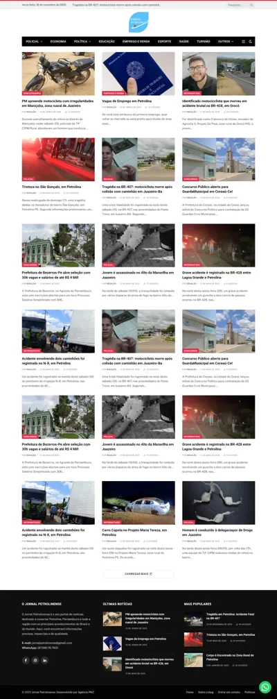 Blog Jornal Petrolinense pagina inicial 400